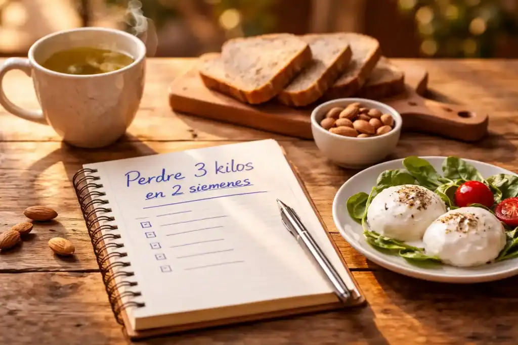 perdre 3 kilos en 2 semaines carnet alimentaire petit-déjeuner sain