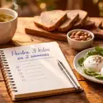 perdre 3 kilos en 2 semaines carnet alimentaire petit-déjeuner sain