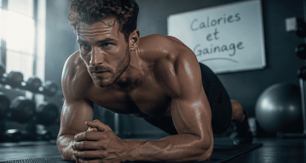 1 minute de gainage calories homme effort