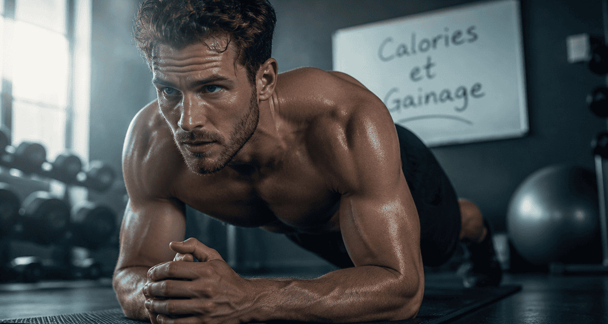 1 minute de gainage calories homme effort