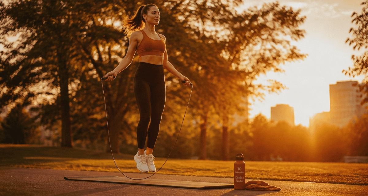 10 minutes de corde a sauter calories femme
