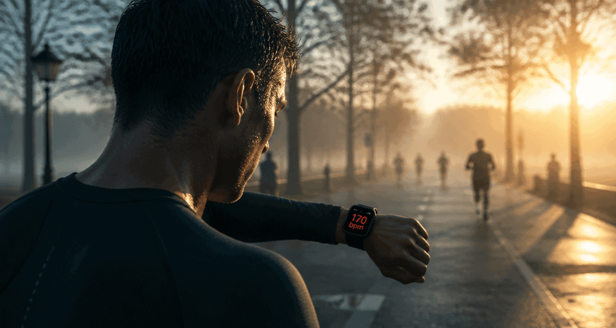 170 bpm course a pied coureur montre