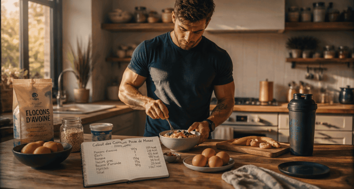 calcul calories prise de masse cuisine sportive
