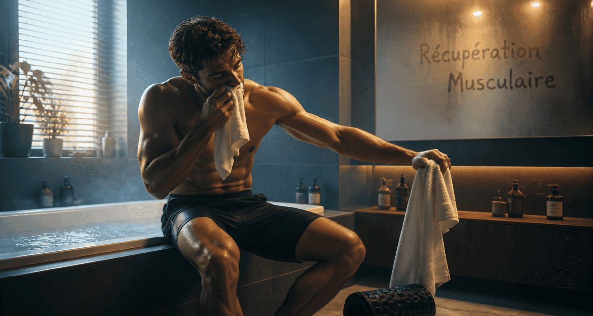 comment soulager les courbatures sportif bain chaud
