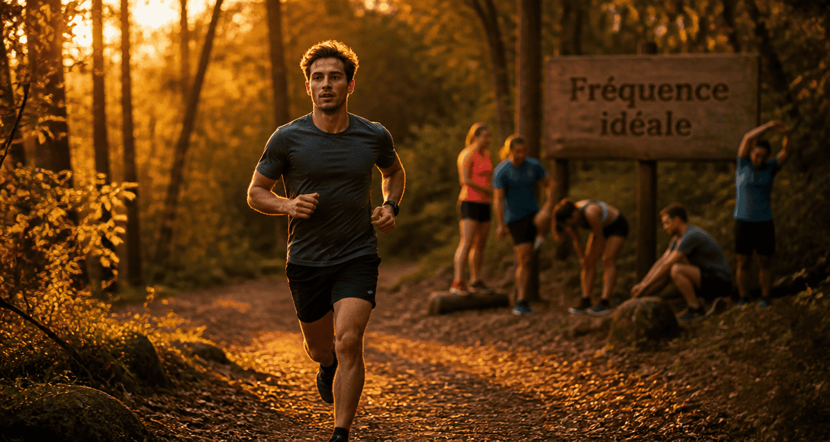 courir combien de fois par semaine joggeur forêt motivation