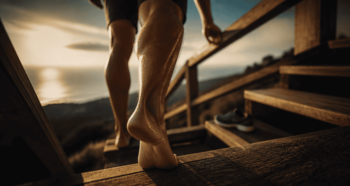 douleurs au tendon d achille exercice escalier
