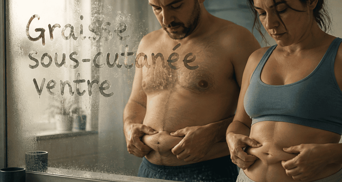 graisse sous cutanee ventre homme femme