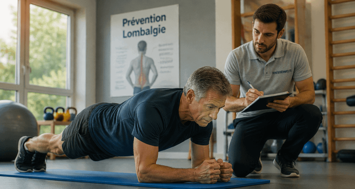 lombalgie sport a eviter homme gainage kiné