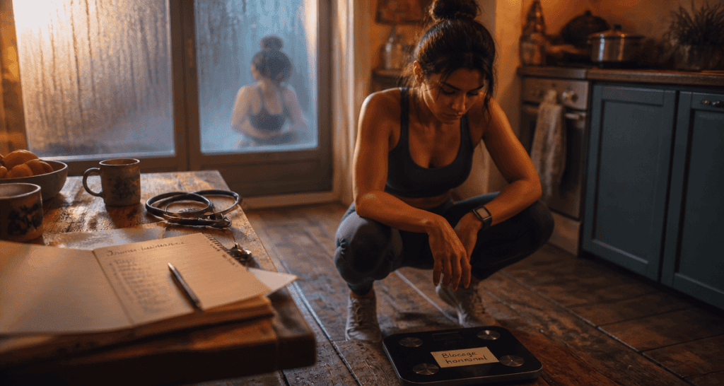 pourquoi je n arrive pas a maigrir femme balance blocage hormonal