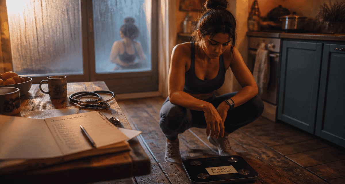 pourquoi je n arrive pas a maigrir femme balance blocage hormonal