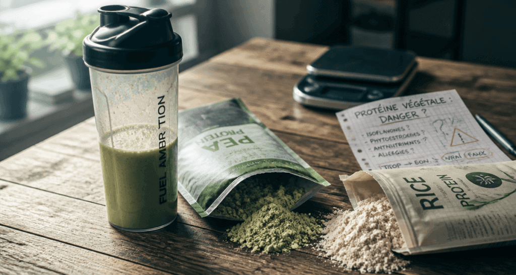 proteine vegetale en poudre danger shaker sachets