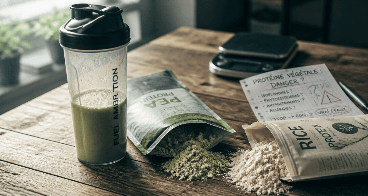 proteine vegetale en poudre danger shaker sachets