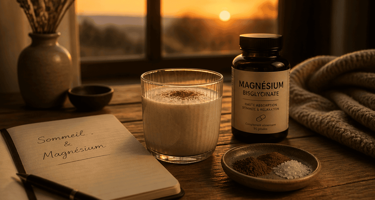 quel magnesium pour le sommeil verre lait bisglycinate