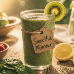 smoothie perte de poids vert graines chia kiwi