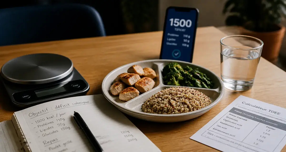 1500 calories par jour : menus types pour maigrir sans faim