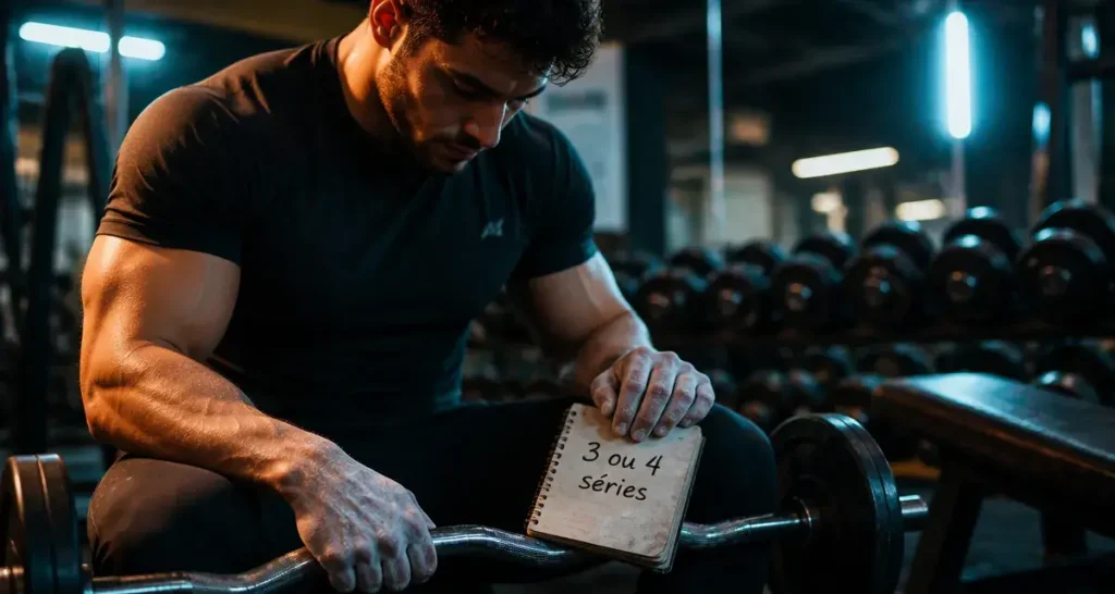 3 ou 4 series muscu pour optimiser le volume en salle de sport