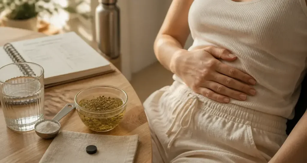 Comment degonfler du ventre : bicarbonate, tisane fenouil et charbon pour ventre gonflé