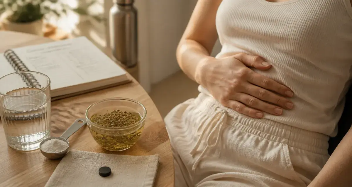 Comment degonfler du ventre : bicarbonate, tisane fenouil et charbon pour ventre gonflé