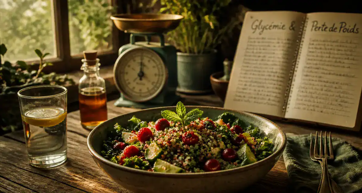 faire baisser la glycemie perte de poids salade
