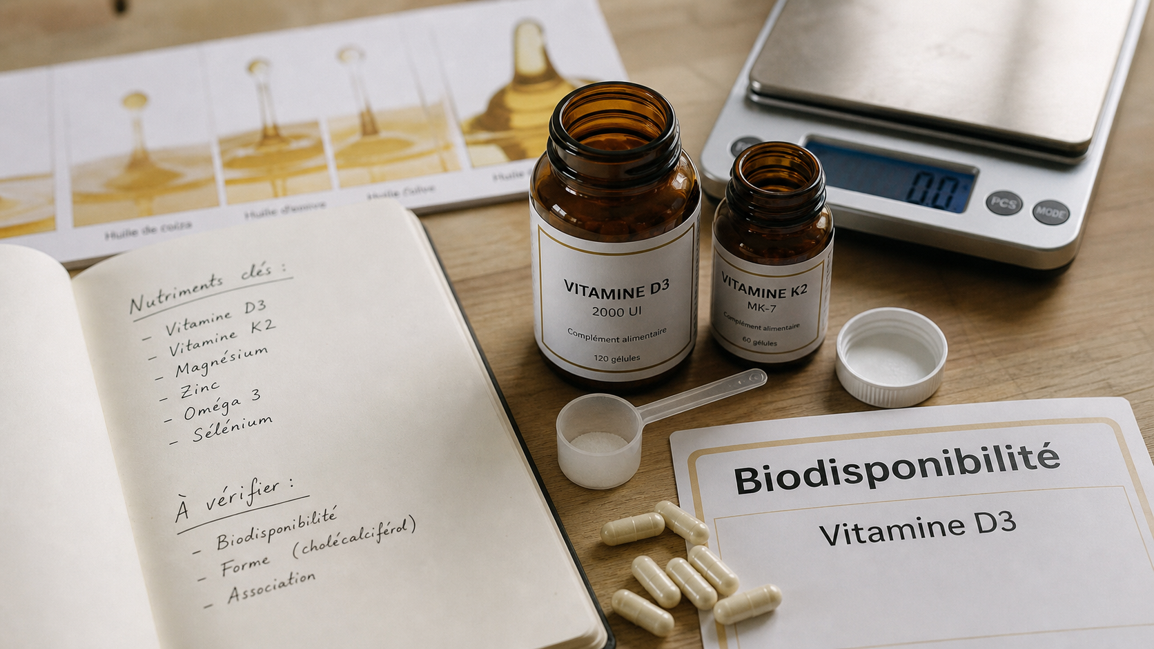 Les meilleurs complements alimentaires : critères qualité (Vitamine D3)