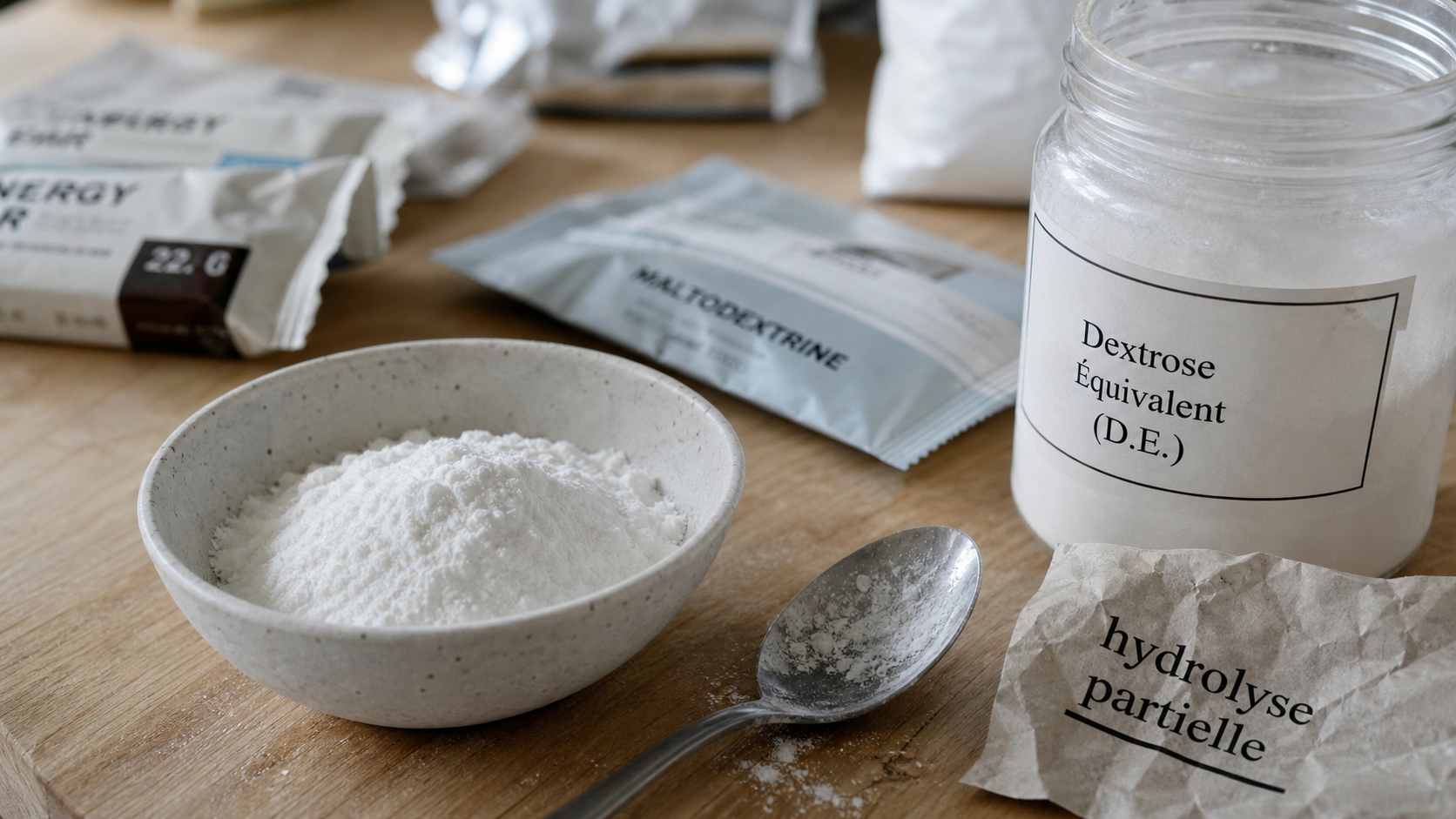 maltodextrine c est quoi : poudre blanche, usages sportifs, hydrolyse partielle