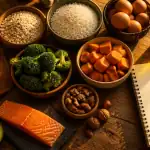 Manger prise de masse table aliments