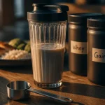 Meilleur proteine prise de masse : whey, gainer, caséine en shaker