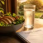 repas regime rapide et efficace salade poulet