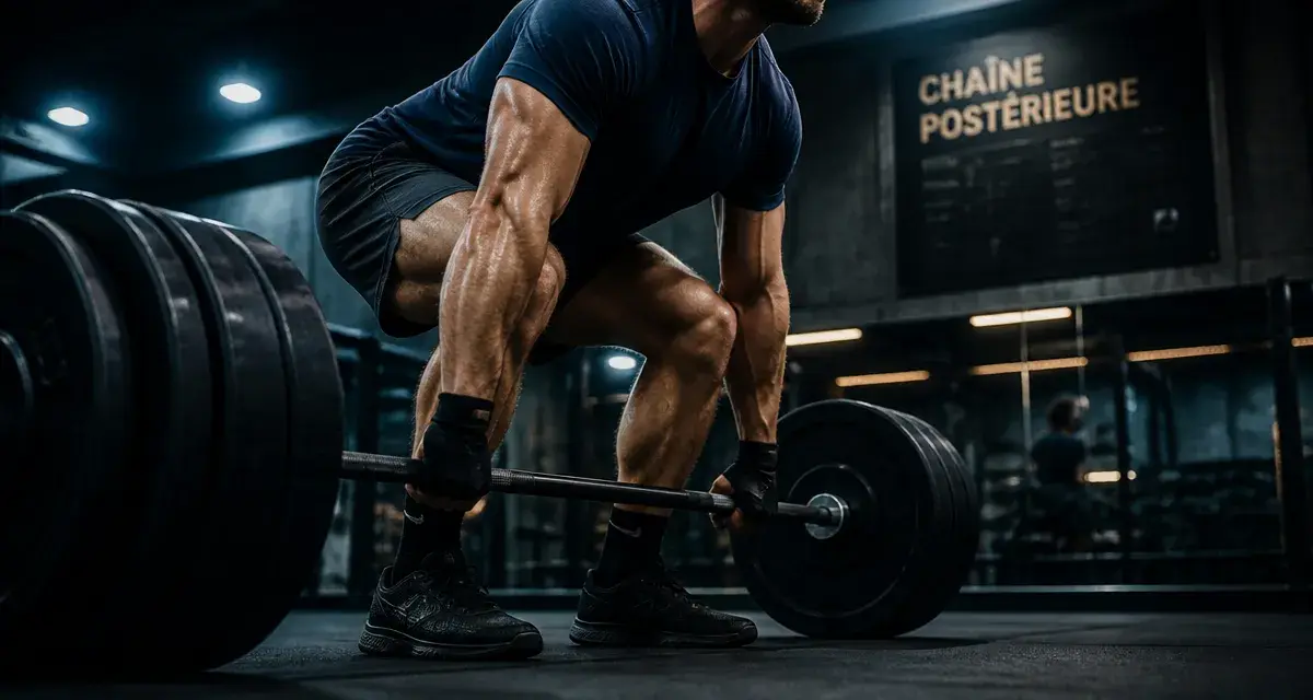 Souleve de terre muscle : chaîne postérieure sollicitée
