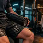 Courbatures apres musculation bon signe : récupération et rouleau de massage