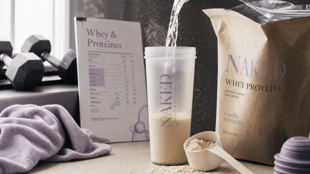 Pourquoi prendre de la whey : shaker de protéines et poudre de whey