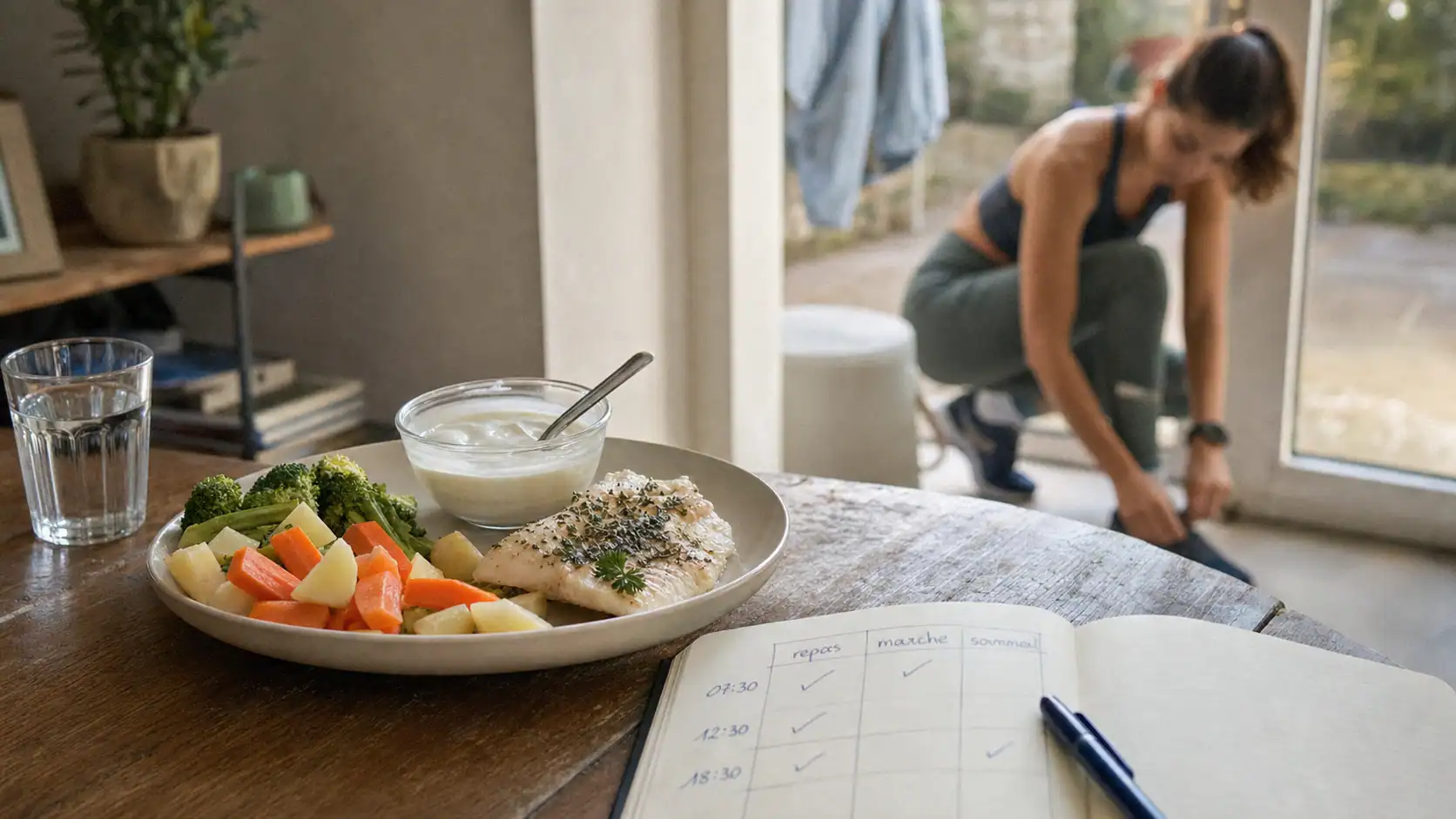 Qu est ce qui fait maigrir du ventre : repas sain, sommeil et marche