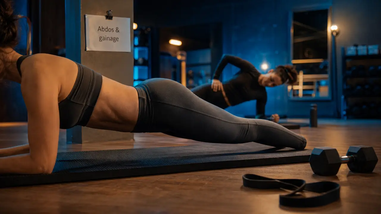 Ventre plat et abdos : planche de gainage du transverse