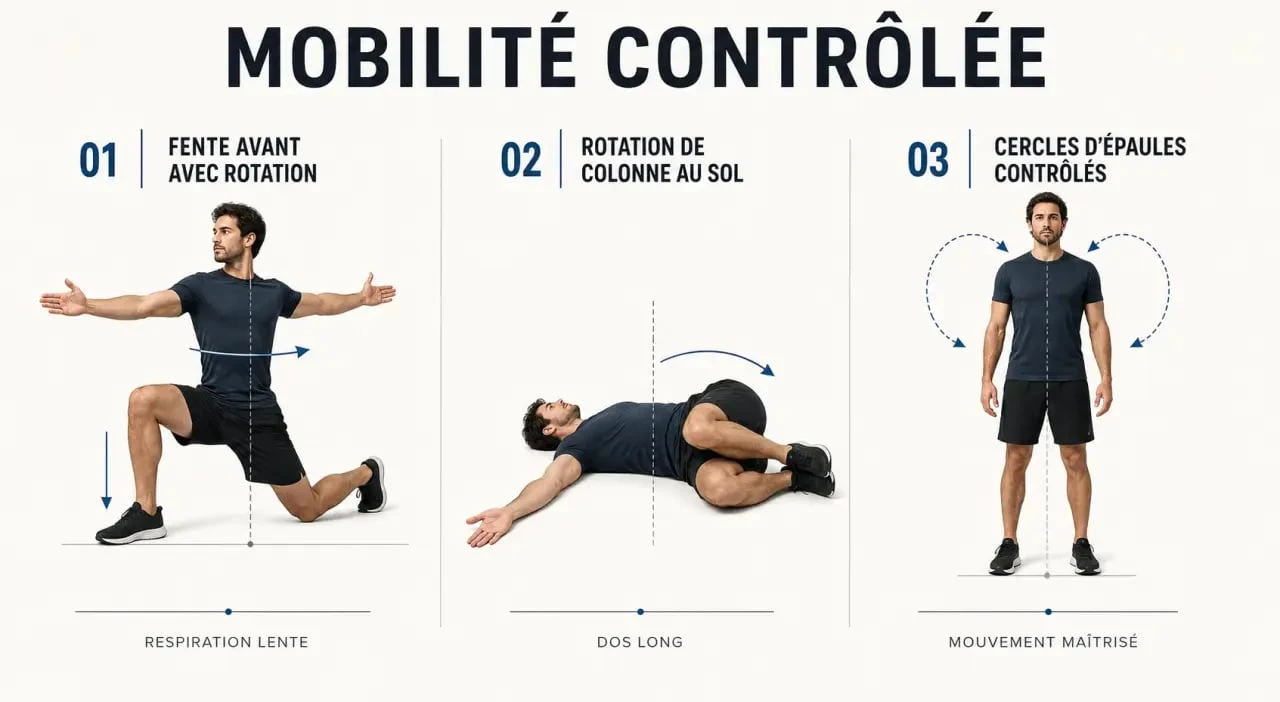 Exercices mobilité pour la colonne et les épaules