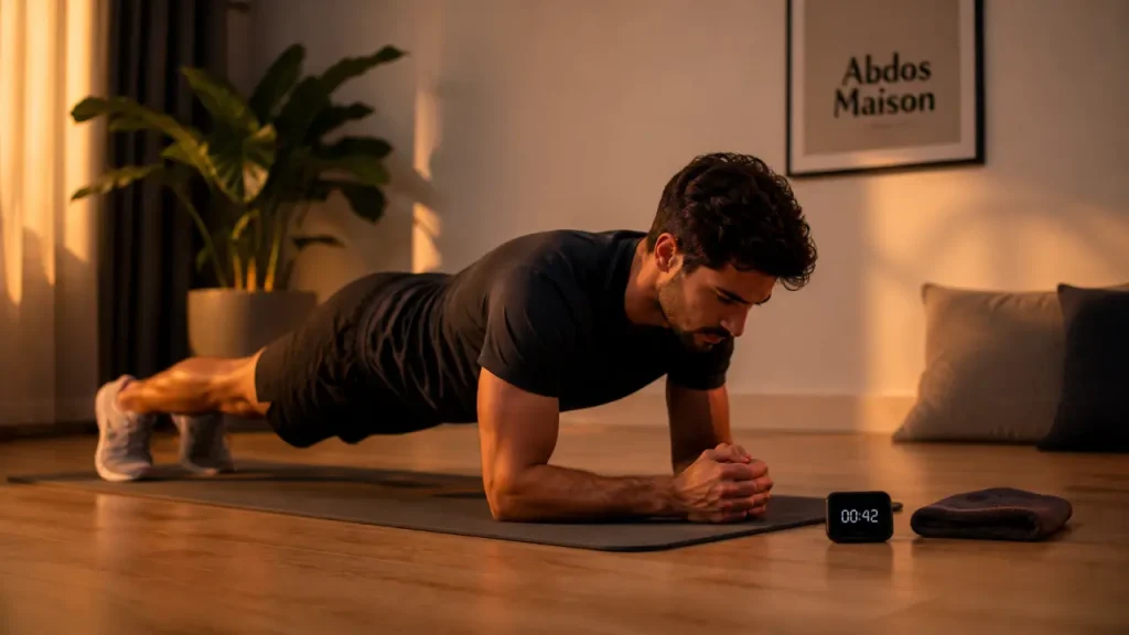 6 exercices abdos maison pour renforcer la sangle abdominale et progresser sans matériel