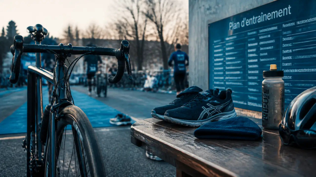 Plan d entrainement duathlon gratuit : aire de transition, vélo et course