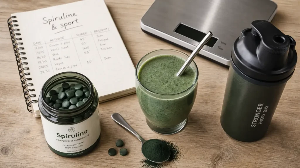Sport et spiruline : ce qu’elle change pour l’endurance, la récupération et le dosage