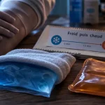 Tendinite : mettre du chaud ou du froid ? Poche froide puis compresse tiède après 72 heures