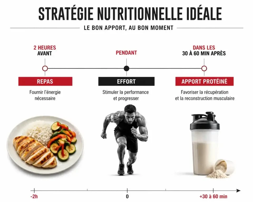 Stratégie nutritionnelle perte de poids manger avant ou apres le sport