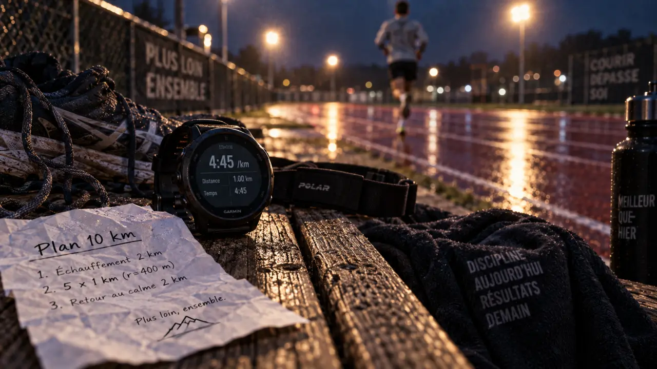 Entrainement au 10 km : allure régulière