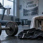 Hémorroïdes : sport à éviter, haltère en salle de sport