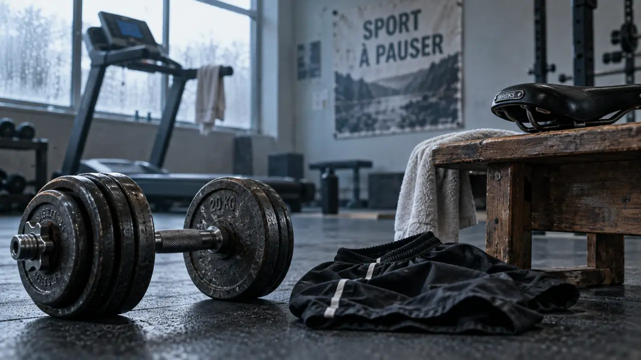 Hémorroïdes : sport à éviter, haltère en salle de sport