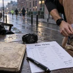 Plan d entrainement 10km : carnet, montre et coureur en préparation