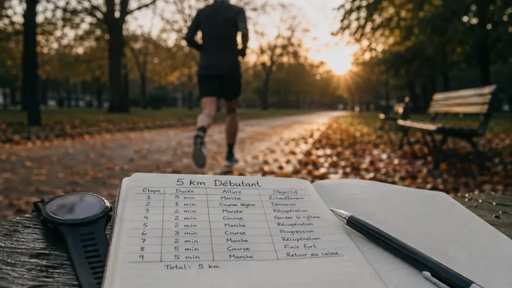Courir 5 km quand on débute : un plan de 6 semaines en 3 séances