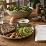 Régime micronutrition menu type : petit-déjeuner équilibré