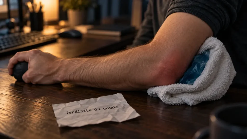 Tendinite du coude : 4 gestes concrets pour calmer la douleur sans l’entretenir