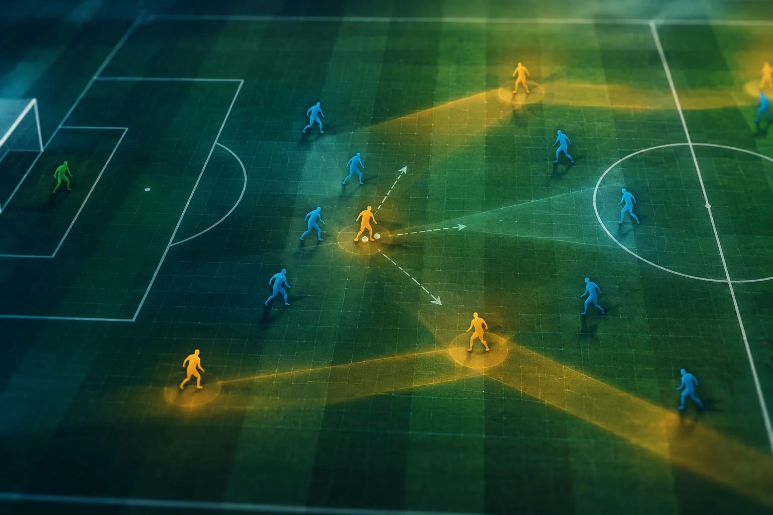 Analyse tactique du football amateur : observer les espaces