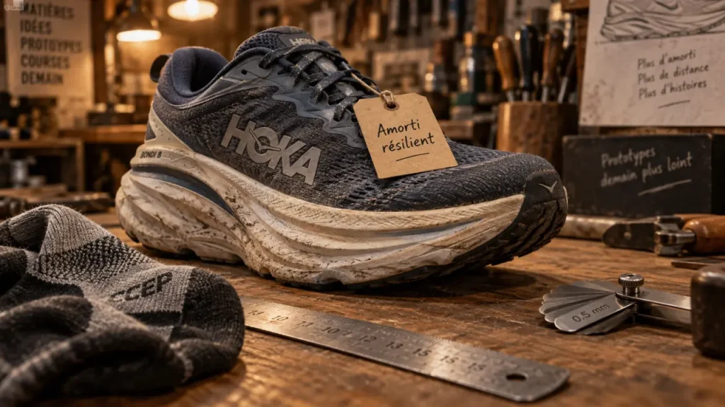 Une chaussure de running pour homme de 90 kg doit équilibrer amorti, stabilité et durabilité