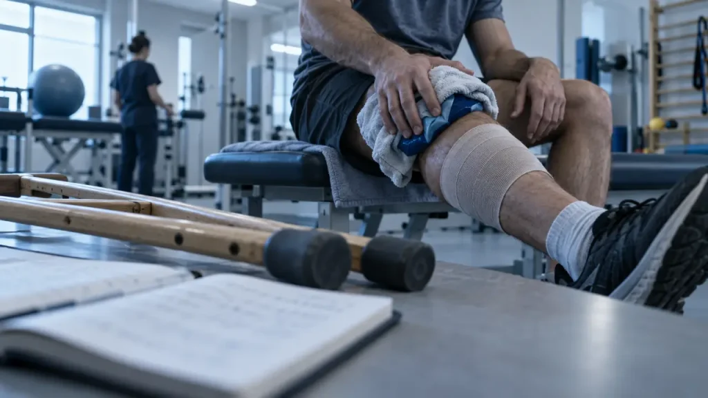 Déchirure musculaire : les premiers soins, puis une reprise sans brûler les étapes