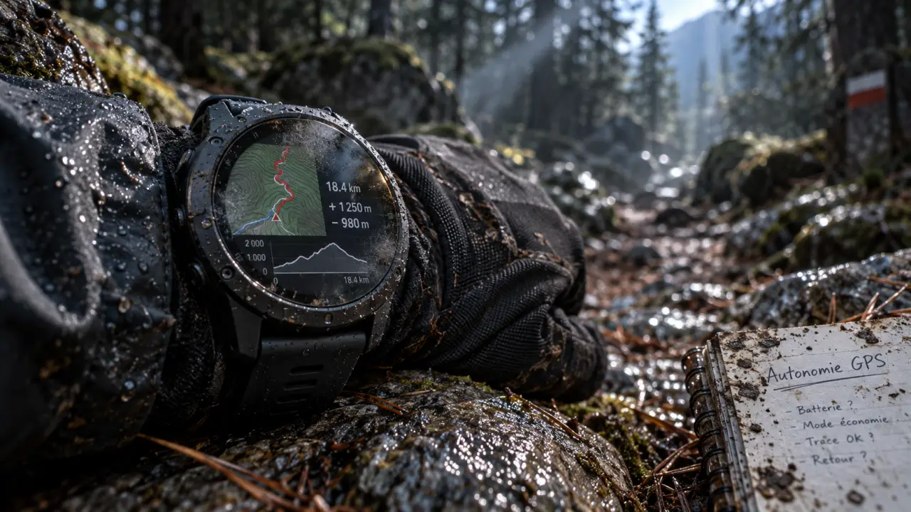 Montre trail comparatif : autonomie GPS 40-80 heures